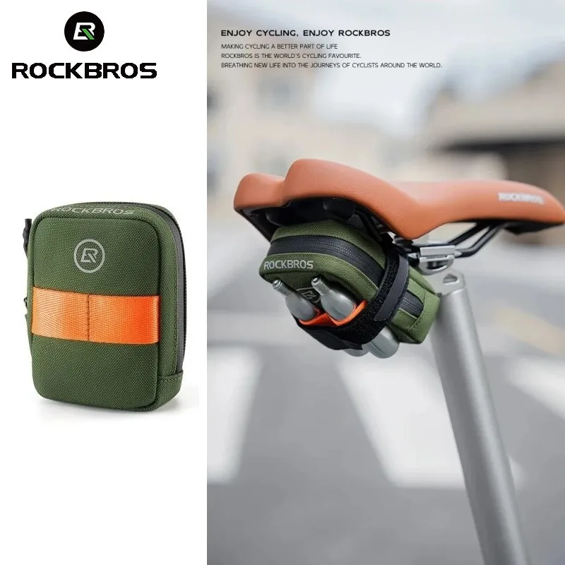 Cycling Commute Essentials - ROCKBROS Bike Saddle Bag 0.35L Small