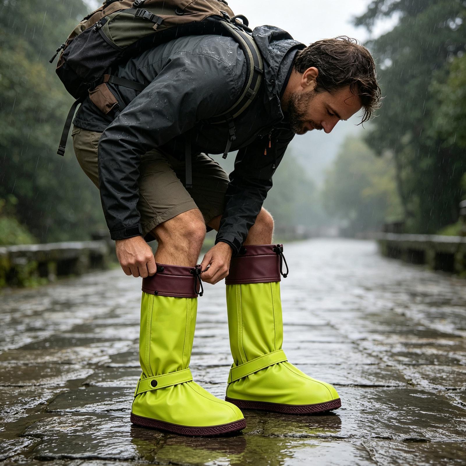Waterproof Shoe Covers Zipper  - Cycling Commute Shoes review and price
