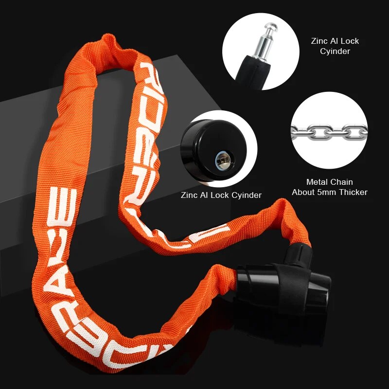 RIDERACE Bicycle Chain Lock Po - Chain Lock Combination review and price