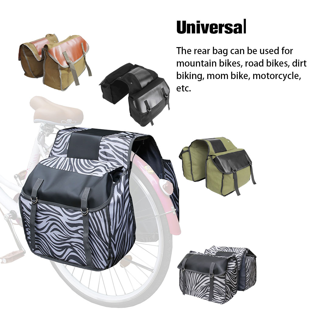 30L Rear Rack Bag Bike Canvas  - Panniers Waterproof Rear review and price