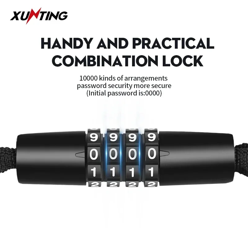 Xunting Bike Lock Secure Your  - Chain Lock Combination review and price
