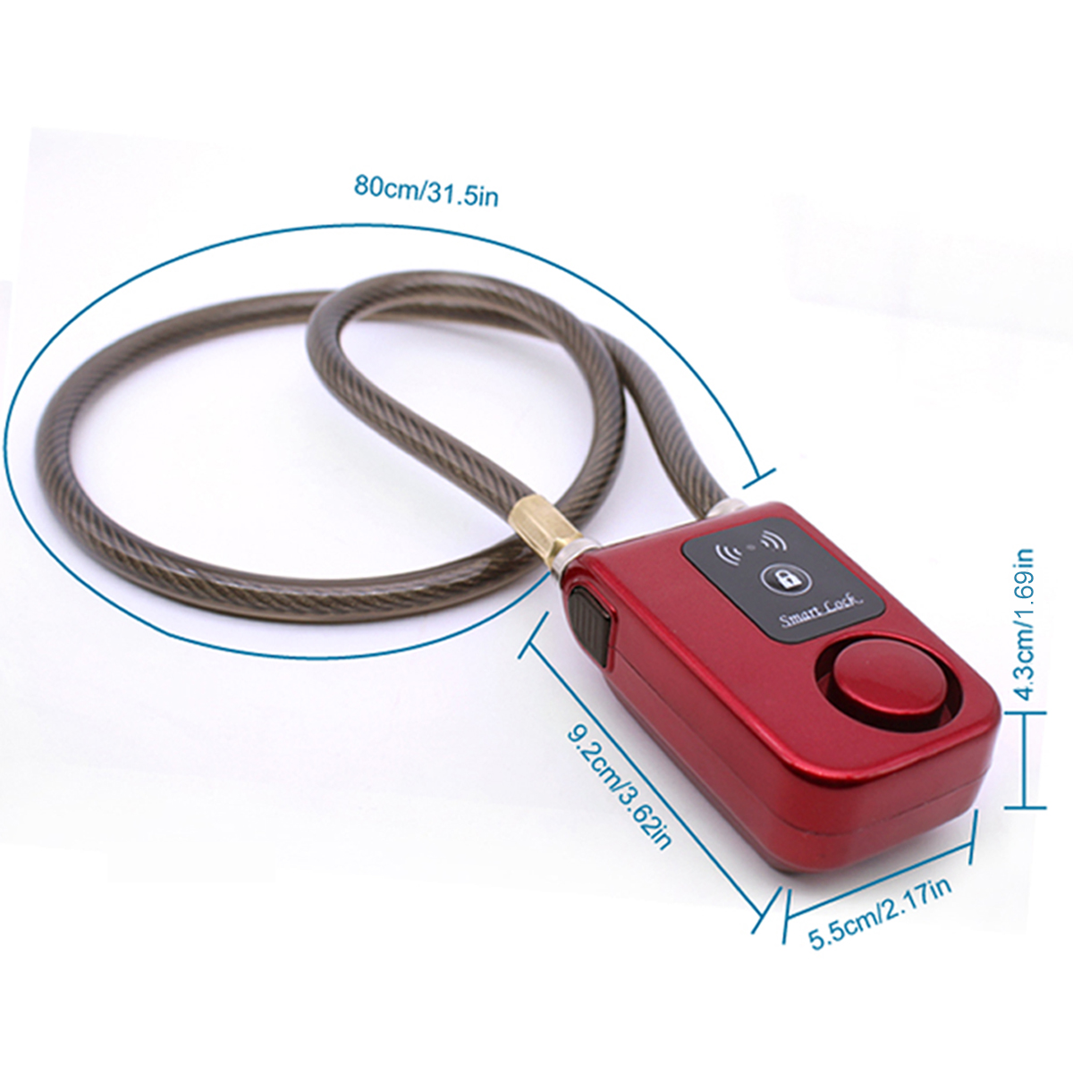 Bluetooth Smart Bike Lock Wate - Chain Lock Combination review and price
