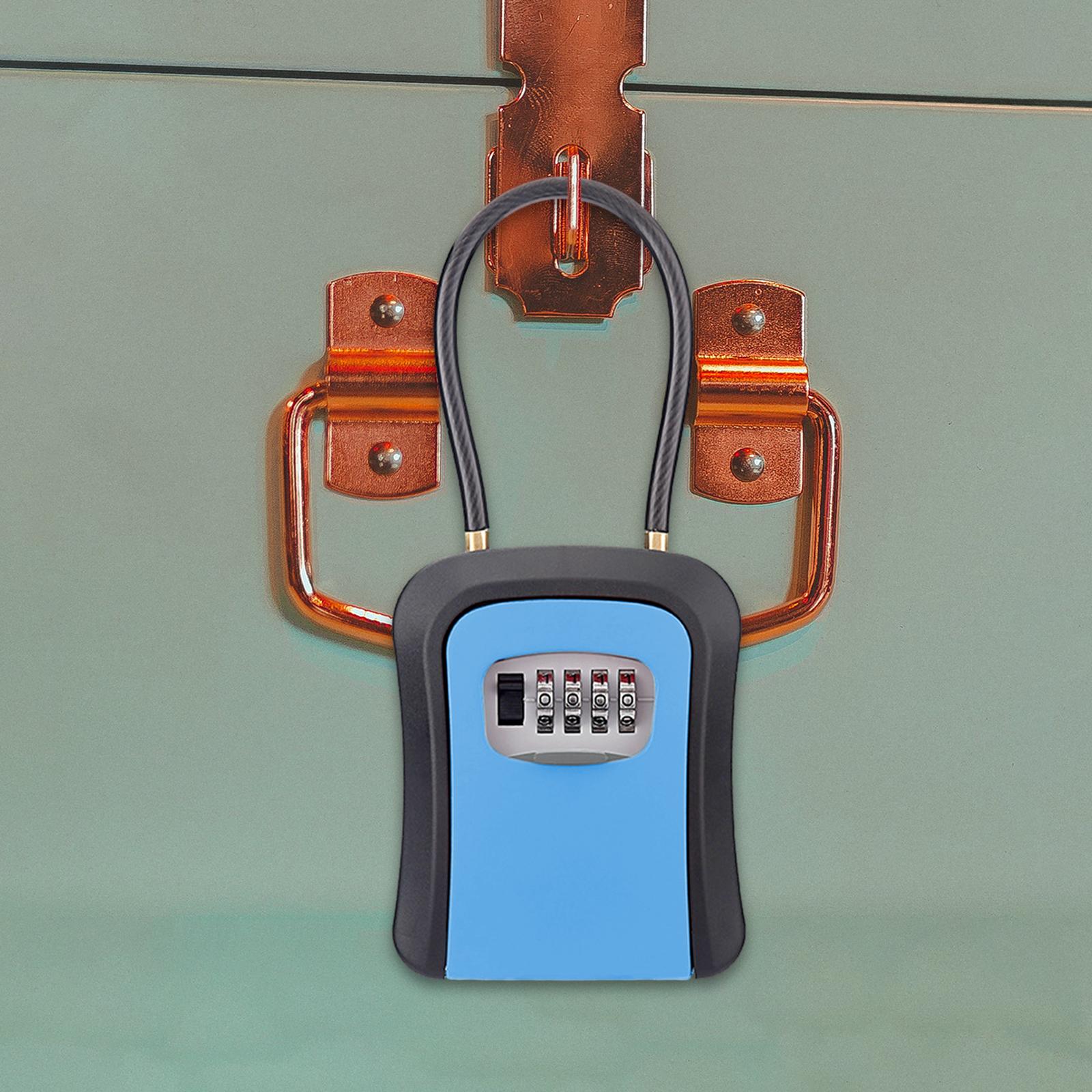 Key Lock Box Key Security Box  - Chain Lock Combination review and price